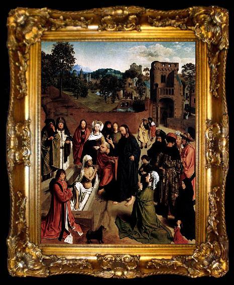 framed  Geertgen Tot Sint Jans The Raising of Lazarus, ta009-2